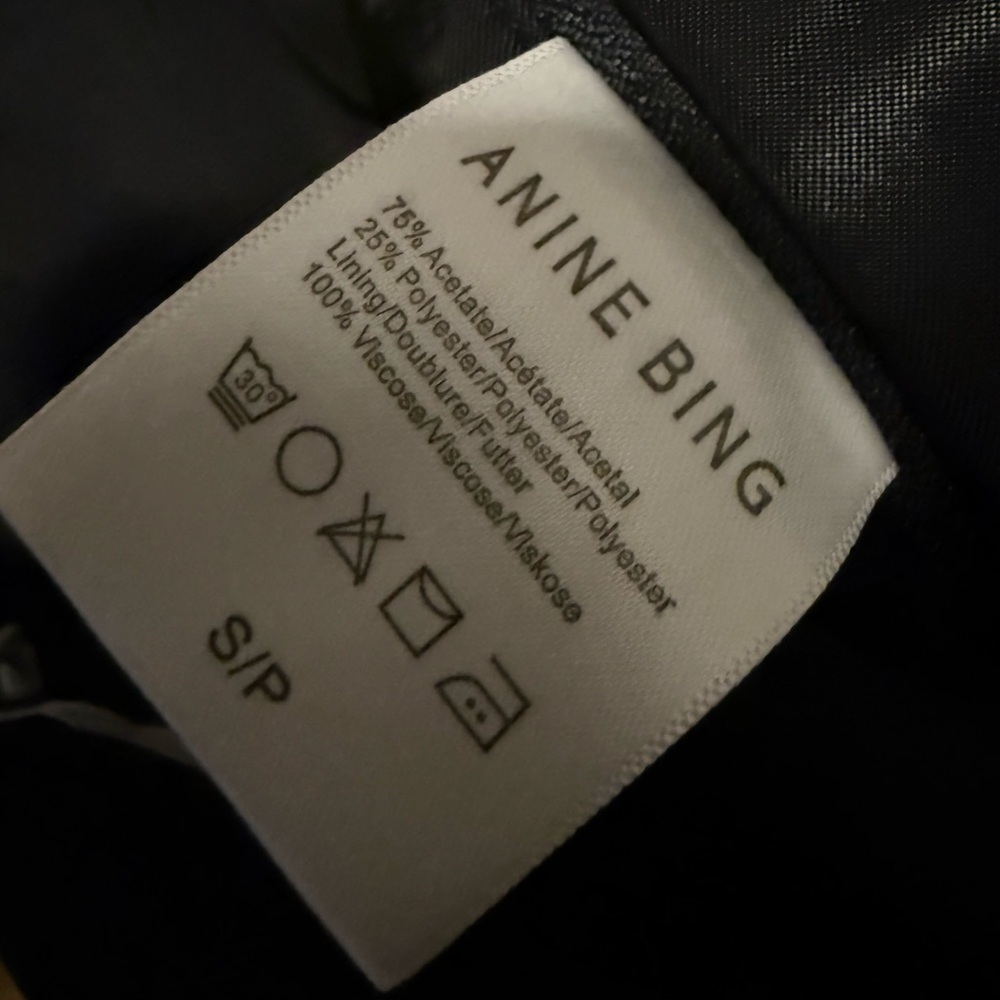ANINE BING Thea Top in Black in Color Black Size Small - Picture 10 of 11